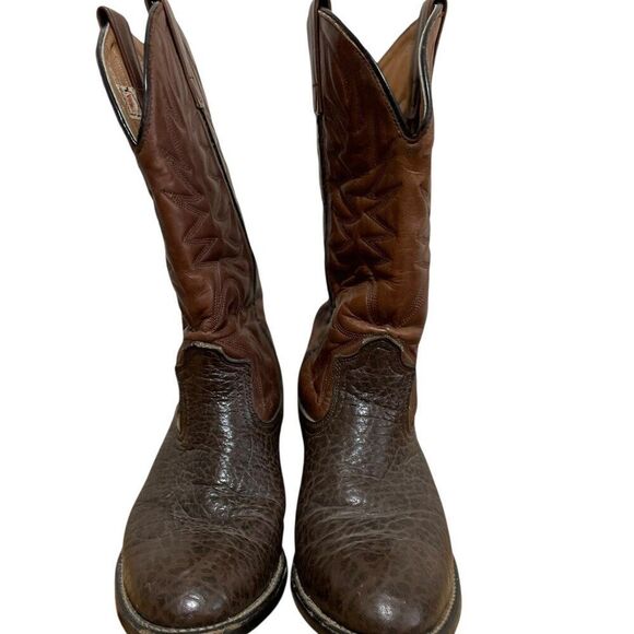 Vintage Red Wing Shoes Pecos Style 9805 Western Boots Sz 7D Made In USA - Picture 3 of 8